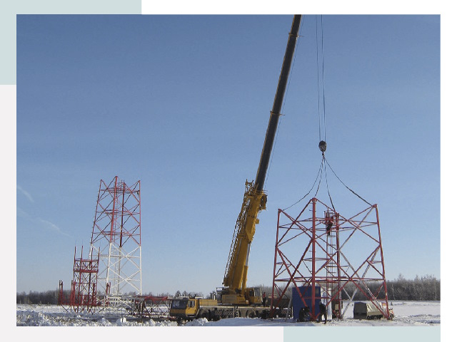 Монтаж вышек связи в Рассказове